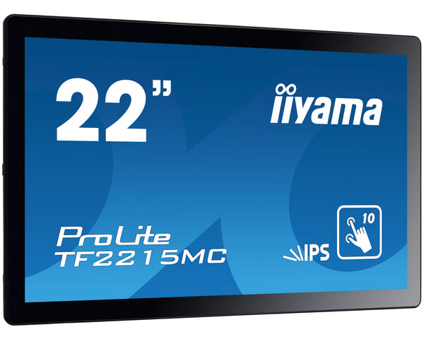ProLite TF2215MC-B2 - 22" Open Frame PCAP 10P dokunmatik ekran, sorunsuz entegrasyon için köpük conta kaplamasıyla