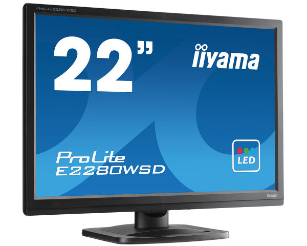 ProLite E2280WSD-B1 - The ProLite E2280WSD is a 22’’ 1680x1050 LED-backlit monitor. It features 5ms black-to-black response