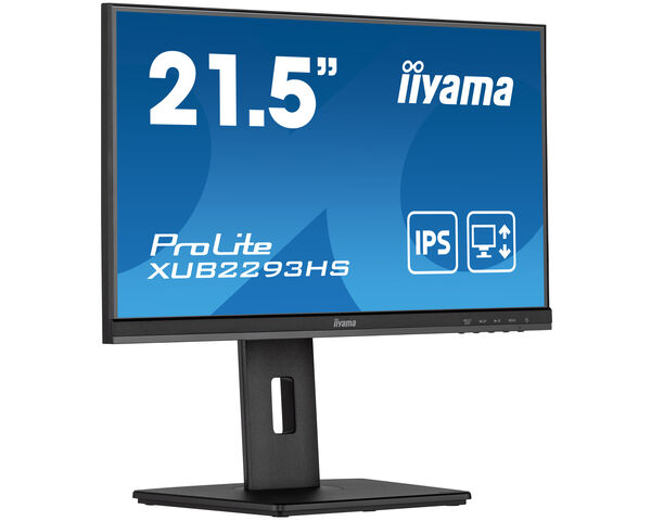 ProLite XUB2293HS-B5 - 21.5” IPS 3-side borderless monitor with height-adjustable stand for multi-monitor set-ups