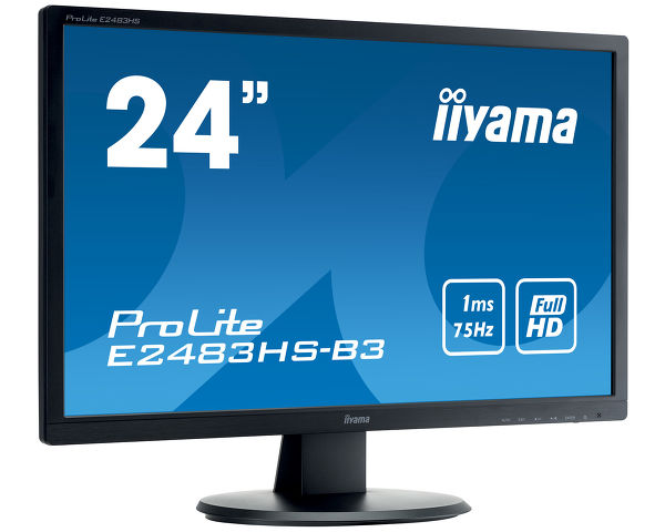 ProLite E2483HS-B3 - A Full HD LED monitor with 1 ms response time 