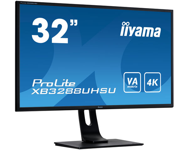ProLite XB3288UHSU-B1 - 32'' monitor z matrycą VA i rozdzielczością 4K
