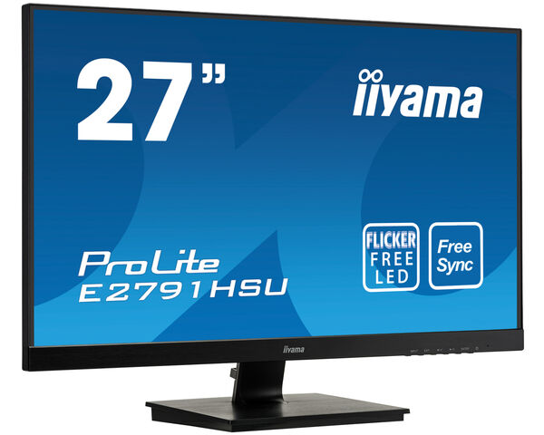 ProLite E2791HSU-B1 - 27” solide Full HD monitor – een lust voor het oog