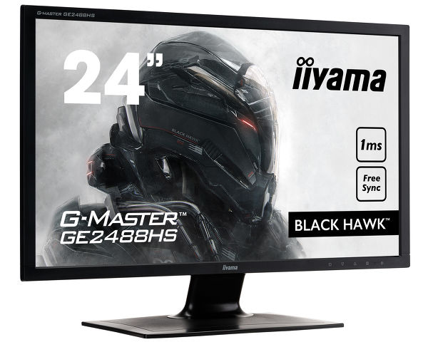 G-MASTER GE2488HS-B2 - BLACK-HAWK – 24” G-MASTER gamer monitor met 1ms reactietijd en FreeSync™