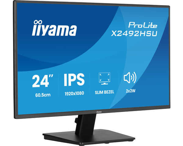 ProLite X2492HSU-B1 - 24” IPS Full HD-paneel met slanke randen aan vier zijden en energieklasse B