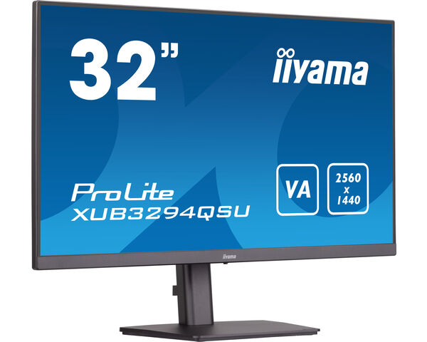 ProLite XUB3294QSU-B1 - 32” WQHD monitor with VA panel and height adjustable stand