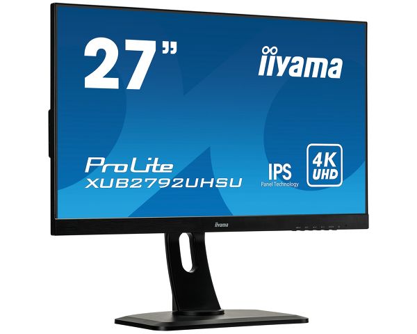 ProLite XUB2792UHSU-B1 - 27’’ IPS panel technology, ultra slim monitor featuring 4K resolution