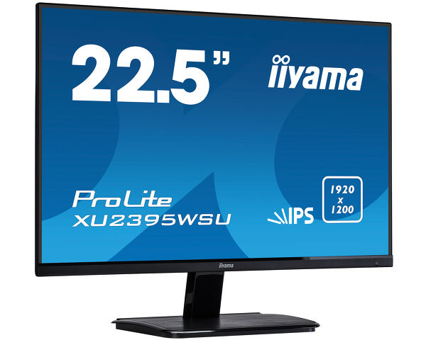 ProLite XU2395WSU-B1 - 22.5” 1920 x 1200 monitor featuring IPS panel technology