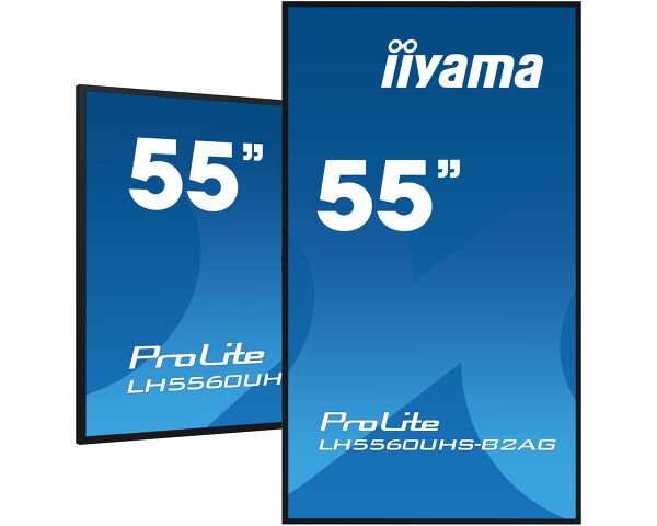 ProLite LH5560UHS-B2AG - 55" 4K UHD professional digital signage display with advanced control and connectivity options