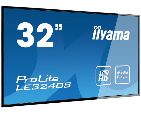 ProLite LE3240S-B3 - Display professionale di grande formato da 32" con risoluzione Full-HD e lettore multimediale USB