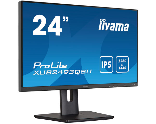 ProLite XUB2493QSU-B5 - 24” IPS 3-side borderless monitor with height adjustable stand