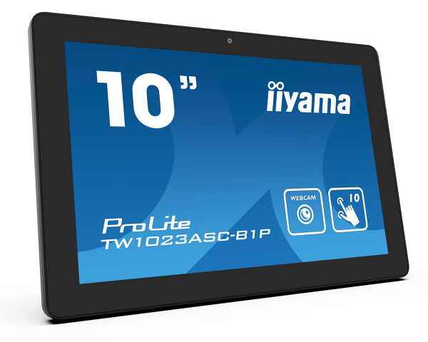 ProLite TW1023ASC-B1P - 10.1’’ monitor z 10-punktowym panelem dotykowym PCAP, Androidem i technologią Power over Ethernet