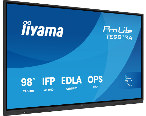 ProLite TE9813A-B1AG - 98" Google EDLA Certified IFP - Interactive display for seamless integration and collaboration in education and enterprise