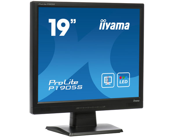 ProLite P1905S-B2 - 19" LCD monitor with LED-backlit and protective glass
