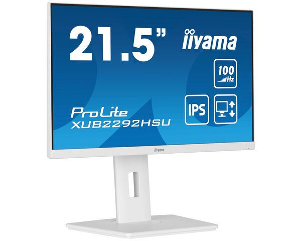 ProLite XUB2292HSU-W6 - 21.5” IPS technology panel with height adjustable stand and 100Hz refresh rate
