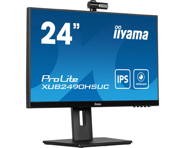 ProLite XUB2490HSUC-B5  - 24’’ IPS monitor with a FHD camera and microphone