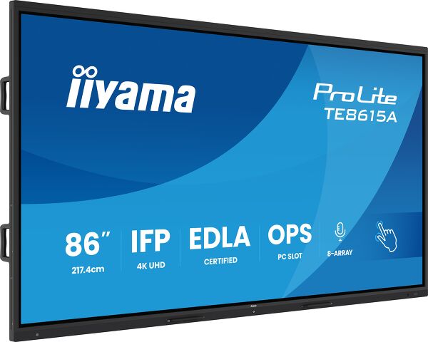 ProLite TE8615A-B1AG - 86" 4K UHD Google EDLA Certified IFP Interactive Display – Where Design Meets Performance