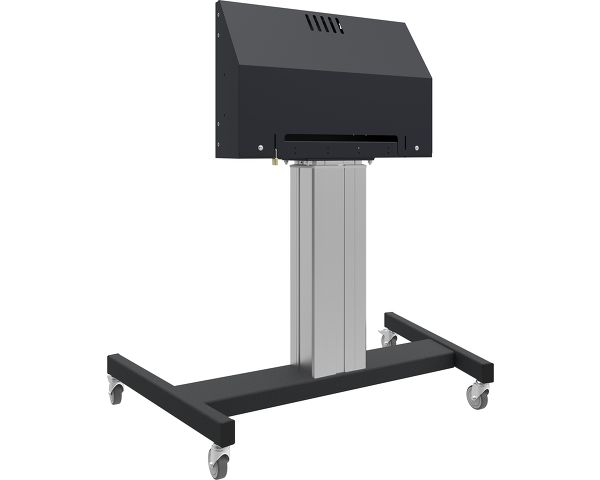 MD 062B7275 A - Floor lift on wheels for (touch) flat screens max 120 kg with lockable lid for protection
