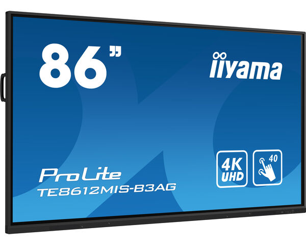 ProLite TE8612MIS-B3AG - 86" Interactive 4K UHD Touchscreen elevating interactive collaboration