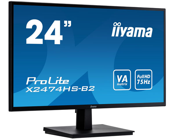 ProLite X2474HS-B2 - 24” Full HD monitor with VA panel