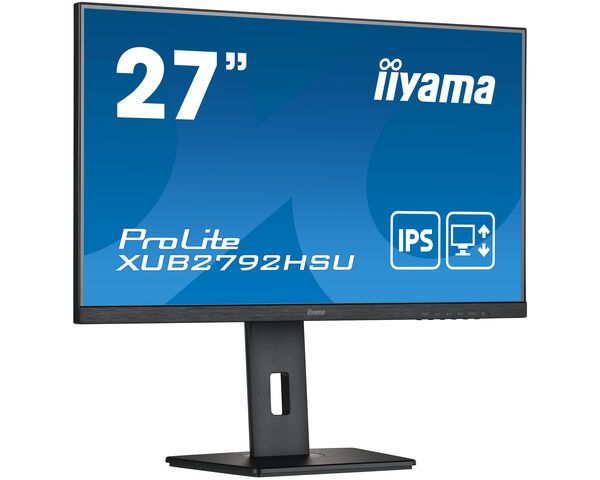 ProLite XUB2792HSU-B5 - 27” IPS  panel technology monitor with height adjustable stand