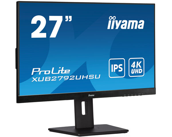 ProLite XUB2792UHSU-B5 - 27’’ IPS panel technology, ultra slim monitor featuring 4K resolution