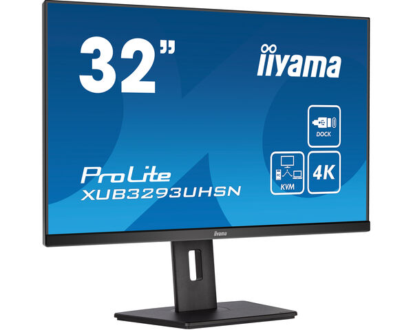 ProLite XUB3293UHSN-B5 - 32’’ IPS panel with KVM switch, USB-C dock and RJ45 (LAN)