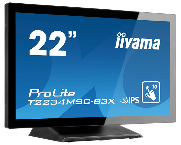 ProLite T2234MSC-B3X - 22" PCAP 10pt touch screen featuring IPS technology
