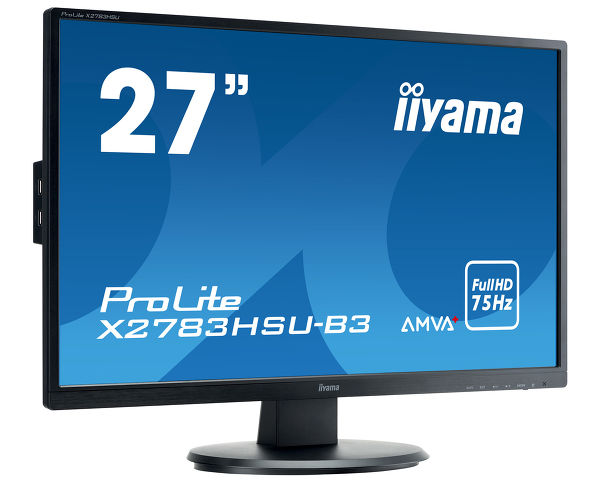 Monitor Tischhalterung VESA 100x100 drehbar für iiyama 27" X2783HSU-B3 
