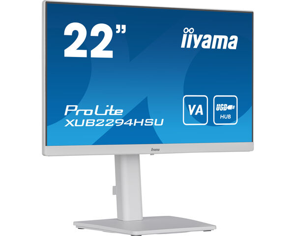 ProLite XUB2294HSU-W2  - 22” Full HD  monitor with VA panel and a height adjustable stand