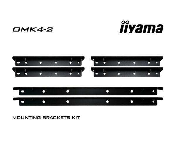 OMK4-2 - Zestaw wsporników montażowych do ekranów dotykowych iiyama open frame TF49/55/65_39UHSC