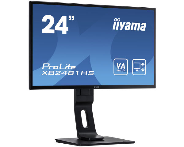 ProLite XB2481HS-B1 - 24” monitor vrhunskog kvaliteta sa VA tehnologijom ekrana i postoljem podesivim po visini