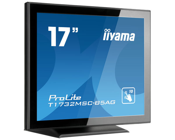 ProLite T1732MSC-B5AG - 17" Projective Capacitive 10pt touch screen with AG-coating