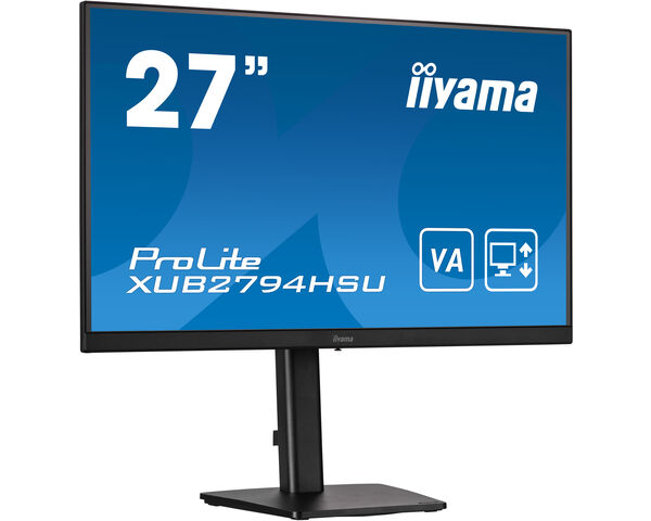 ProLite XUB2794HSU-B1 - Monitor Full HD de 27" con panel VA y soporte ajustable en altura
