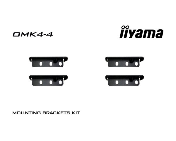 OMK4-4 - Kit di staffe di fissaggio laterali per monitor open frame iiyama TF3239MSC