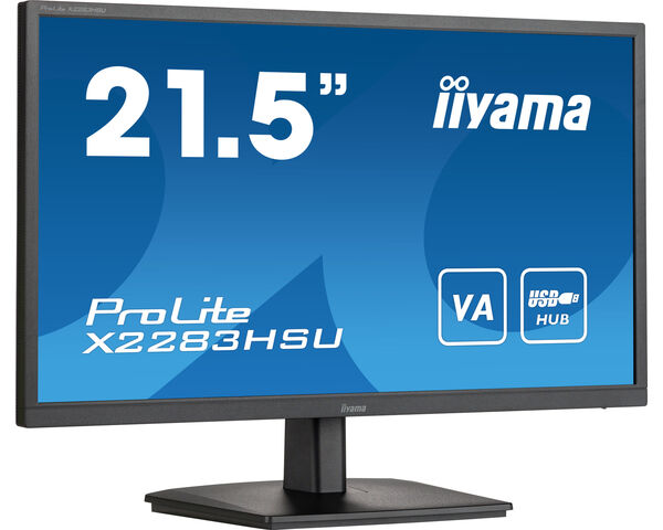 ProLite X2283HSU-B1 - 21.5” Full HD monitor featuring a VA Panel and FreeSync