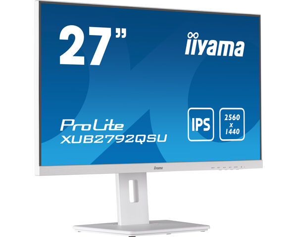 ProLite XUB2792QSU-W5 - 27’’ IPS panel technology, edge-to-edge monitor featuring WQHD resolution