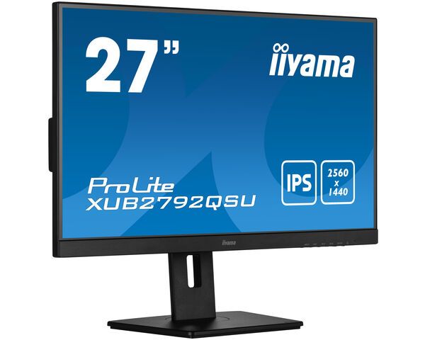 ProLite XUB2792QSU-B5 - 27’’ IPS panel technology, edge-to-edge monitor featuring WQHD resolution