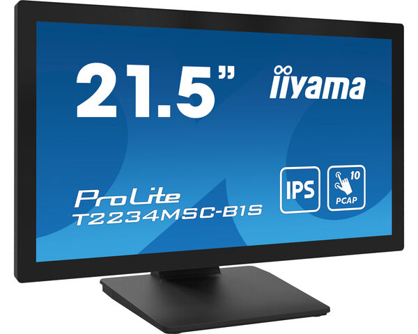 ProLite T2234MSC-B1S - 22" Full HD 10pt touchscreen featuring IPS panel technology, touch through glass function and anti fingerprint coating
