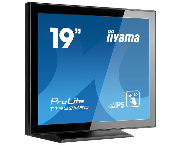 ProLite T1932MSC-B5AG - 19” 10pt touch monitor met IPS panel en AG-coating