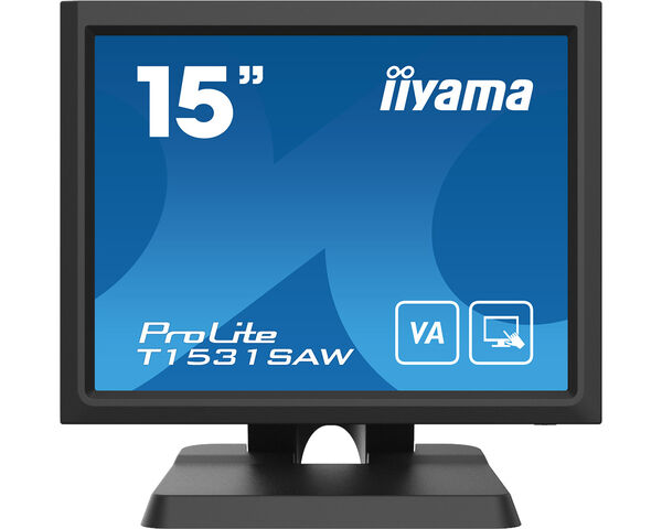 ProLite T1531SAW-B6 - 15-calowy monitor z panelem VA i technologią dotykową Surface Acoustic Wave