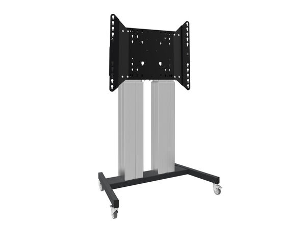 MD 062B7105K - Floor lift XL on wheels for flat touch screens up to 160kg with lockable lid for protection