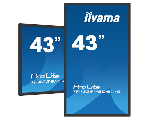 ProLite TF4339MSC-B1AG - 43" 12pt Open Frame PCAP interactive large format display with touch through glass function