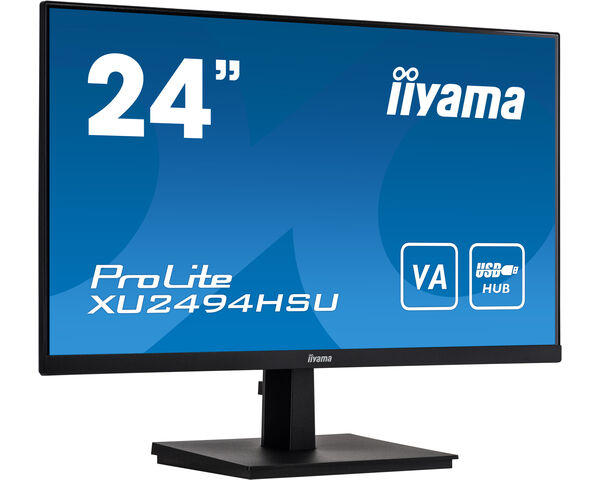 Prolite XU2494HSU-B1 - 24” ultra-slim Full HD monitor met VA paneel 
