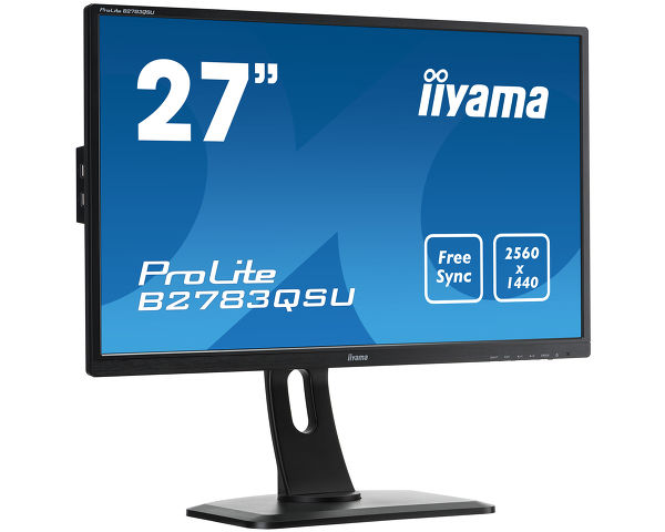 ProLite B2783QSU-B1 - High-End 27 "(68,5 cm) WQHD-Monitor mit FreeSync™ Technologie Unterstützung und 1ms Reaktionszeit