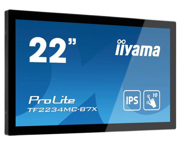 ProLite TF2234MC-B7X - Monitor 22" PCAP Touch Open Frame con 10 punti tattili e tecnologia Touch-through-Glass