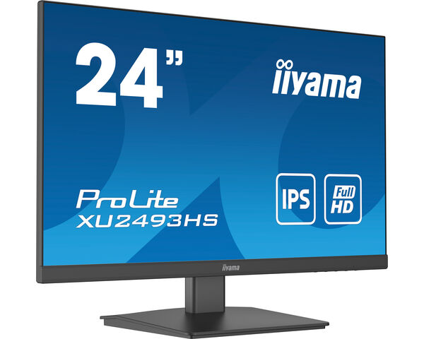 ProLite XU2493HS-B4 - 24-calowy monitor z matrycą IPS do zastosowania w aplikacjach wymagających łączenia ekranów