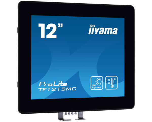 ProLite TF1215MC-B1 - 12.1" Open Frame PCAP 10P dokunmatik ekran, sorunsuz entegrasyon için köpük conta kaplamasıyla