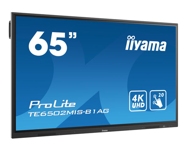 ProLite TE6502MIS-B1AG - 65-calowy interaktywny ekran dotykowy LCD 4K UHD ze zintegrowanym oprogramowaniem do adnotacji