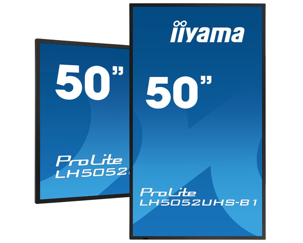 Prolite LH5052UHS-B1 - 50" 4K UHD Profesyonel Digital Signage 7/24 Ekran (Yatay ve Dikey), Android OS, FailOver ve Intel® SDM slot