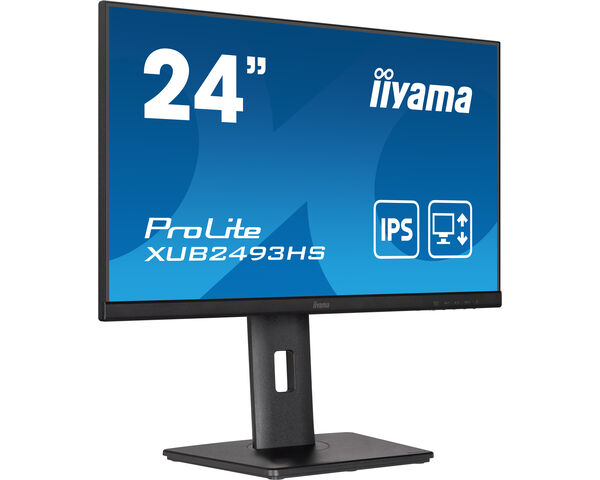 ProLite XUB2493HS-B5 - Monitor IPS de 24’’ sin bordes de 3 lados y con soporte ajustable en altura